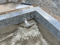 コーナーステンレスアンカー　L板止め